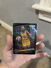Panini 2025 Prizm WNBA Shey Peddy Los Angeles Sparks black velocity /39 #136