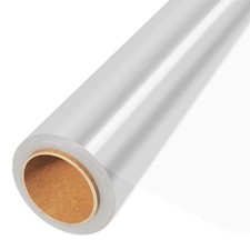 JOYIT 50' Long X 35 Wide Clear Cellophane Wrap Roll - 3 Mil Thicker Cellophane