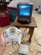 Sega Dreamcast Console Bundle with OEM Controller & Cables – Tested Working