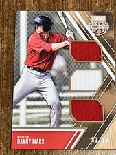 DANNY MARS 2017 Panini Elite Extra Triple Materials JERSEY Holo Gold #92/99