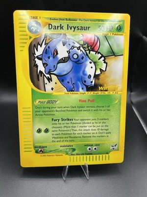 2003 DARK IVYSAUR Pokémon BEST OF WINNER PROMO JUMBO VINTAGE CARD