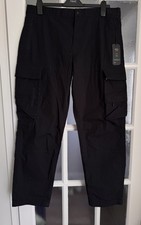Next Tech Stretch Cargo Trousers Black - 38R BNWT New
