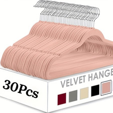  New Flocked Hangers30pc