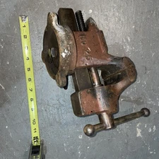 Bench Vise Littlestown Used 3.5” Jaws USA No. 25 VTG