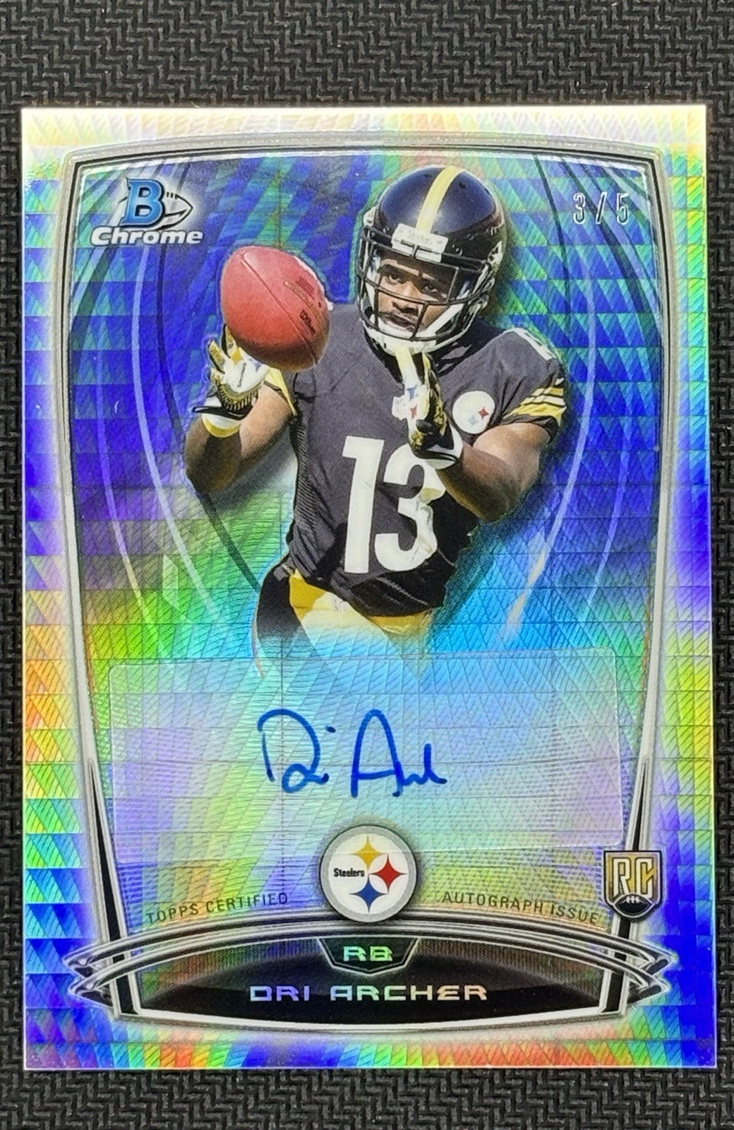 Dri Archer Bowman Chrome Rookie Chrome Refractor Autographs #DAR Prism