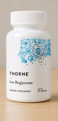 Thorne Iron Bisglycinate Dietary Supplement 60 Capsules