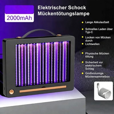 Moskito Killer UV Insektenvernichter Elektrisch LED Lampe Akku Mückenfalle Licht