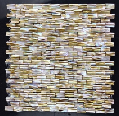 11PCS 3D brick shell mosaic tile mother of pearl kitchen shower background wall