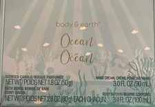 Body  Earth Ocean Bath and Body Spa Gift Set, New In Box - 5 Pieces  NEW