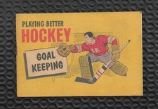 FOR THE GOALIE COLLECTOR! 1950s VINTAGE GOAL KEEPING BOOKLET Sharp-Only 1 on!