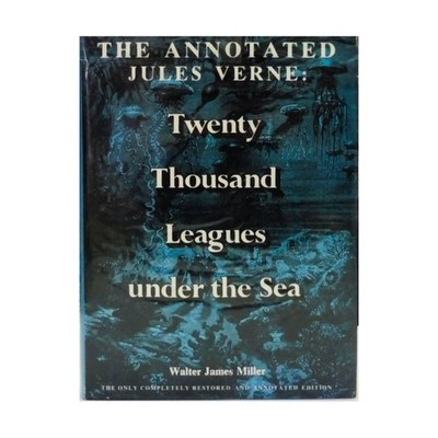 Thomas Y.  Fiction Book  Annotated Jules Verne - Twenty Thousand League VG+/EX