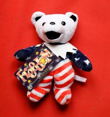 GRATEFUL DEAD - BEAN BEAR / BÄR  - LIQUID BLUE - FREEDOM - BIRTHDAY - 7/4/87