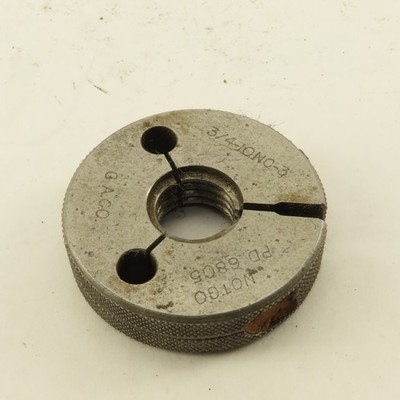 CACO 3/4''-10 UNC-2A  Thread Ring NOT GO GAGE ONLY NO GO PD 0.6805