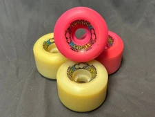 Vintage Tracker Lester Kasai Marbles Split Color 97a 61mm NOS skate alva hosoi