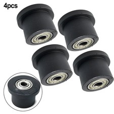 Rowing Machine Seat Roller Set of 4 Nylon Wheels for Quick Replacement