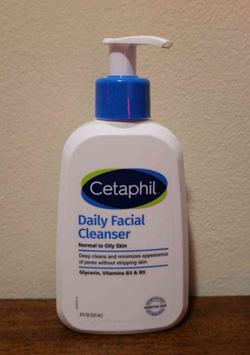 Cetaphil Daily Facial Cleanser Sensitive Combination To Oily Skin 8 Fl Oz NEW