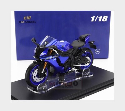 1:18 CM-MODELS Yamaha YZF-R1 2022 blau schwarz CM18-R1-0001 Modell