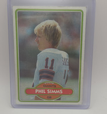 Topps 1980 Topps Phil Simms #225 New York Giants Football NFL Card