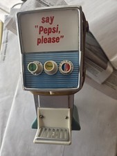 MACHINE FONTAINE POP PEPSI COLA SODA DES ANNÉES 1960 TRANSISTOR AM RADIO HAPAN FONCTIONNE