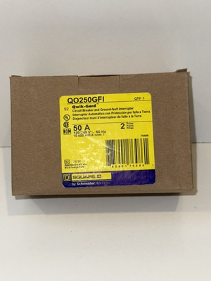 #ad Square D QO250GFI 240V Circuit Breaker *NIB* $72.00