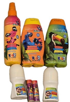 7 AVON NATURAL KIDS RIO 2 THE MOVIE DETANGLER/HAIR, BATH & BODY/PAINTS/LIP BALMS