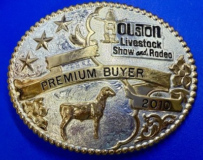 Houston Livestock Show Rodeo Premium Buyer 2010 Trophy