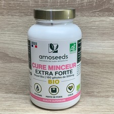 AMOSEEDS Cure MINCEUR Extra Forte BIO 180 Gélules Perte de Poids - 02/27