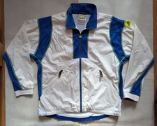 VINTAGE JACKET 90s ADIDAS EQUIPMENT SOCCER TRAINING JACKET WHITE TRACK TOP MEN M