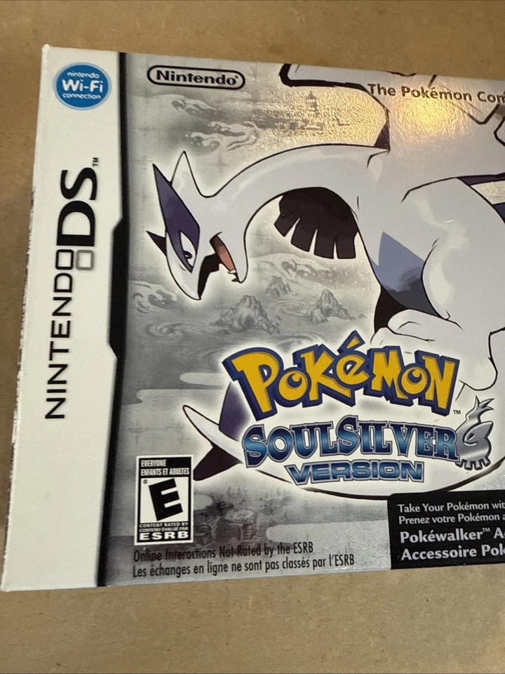 Pokemon Soul Silver Nintendo DS 2010 CIB + Big Box+ Pokewalker Authentic Tested - Image 2 of 4