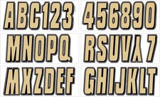 3-Inch Boat  PWC Registration Number Kit, Brown/Black.Brown - Black