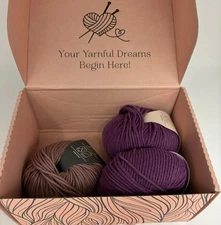 Hooks & Needles Spring Crochet Knitting Kit New