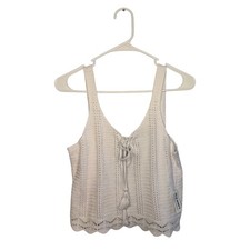 Old Navy White Knit Tank Top