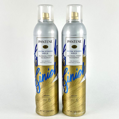 Pantene Pro-V Extra Strong Hold 5 Finish Hairspray Alcohol Free 7oz 2 Pack New