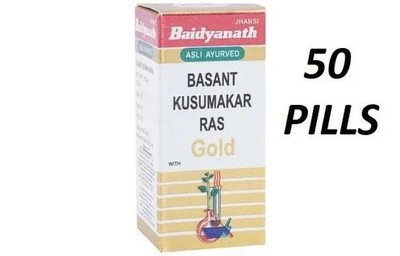 Baidyanath Basant Kusumakar Ras 50 Pillen Ablaufdatum 2028 schneller Versand