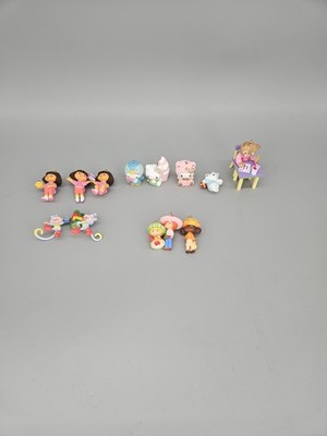 Strawberry Shortcake Dora The Explorer Hello Kitty Mini Ornament Lot Of 13 Y2k