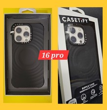 CASETiFY Essentials Ripple Case w/ Magsafe for iPhone 16 Pro 6.3" - Black