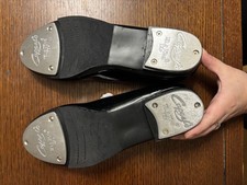 Capezio Tap BLACK Shoes 6.5 Women - In box - Worn Once. Ribbon Tie