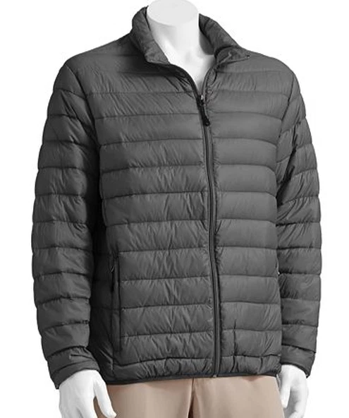 Hemisphere Light Down Packable Puffer Jacket Grey XXL NWT $140
