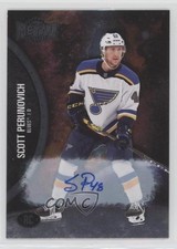 2021 Skybox Metal Universe Rookies Silver /399 Level 1 Scott Perunovich Auto 9js