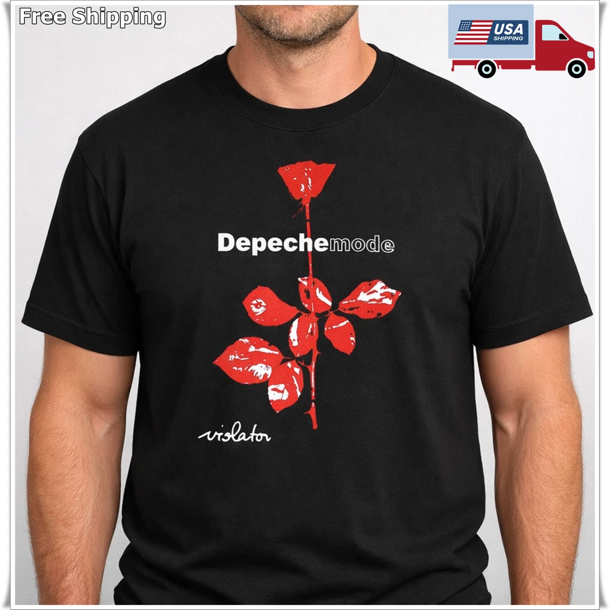 Depeche Mode Violator Shirt, New Wave Rock Graphic Tee, Men's