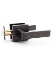 Oil Rubbed Bronze Privacy Door Handle Interior, Vintage Door Lever, Heavy Dut...