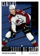 2019-20 Upper Deck #SSC-5 Nathan MacKinnon Shooting Stars Centers