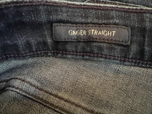N65 Lucky Brand Ginger Straight Jeans Dark Wash Stretch Denim Womens 20W - Picture 4 of 5