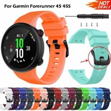 For Garmin Forerunner 45/Forerunner 45S/Swim 2 Silicone Watch Strap Wrist Band