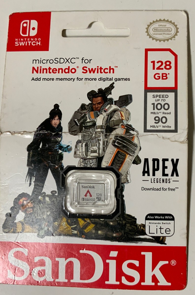 SanDisk microSDXC 128gb Memory Card for Nintendo Switch & Lite