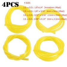 4 Size Fuel Line Hose 16 Feet Petrol Tubing Chainsaw Common Weedeater 2 Cycle