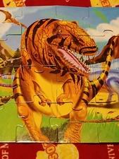 MELISSA & DOUG LAND OF DINOSAURS PUZZLE- FUN FOR ALL AGES, LIFE LIKE & ADVENTURE