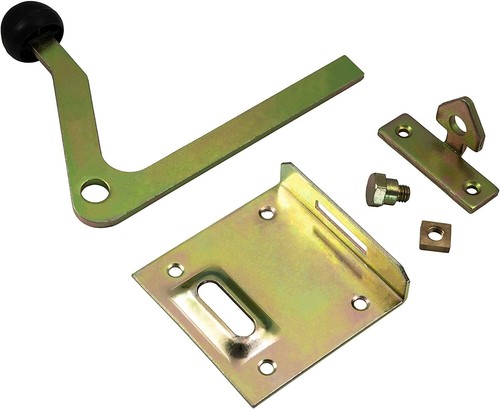 Gartentorfalle beidseitig Gartentor Verschluss Riegel Torriegel Riegel