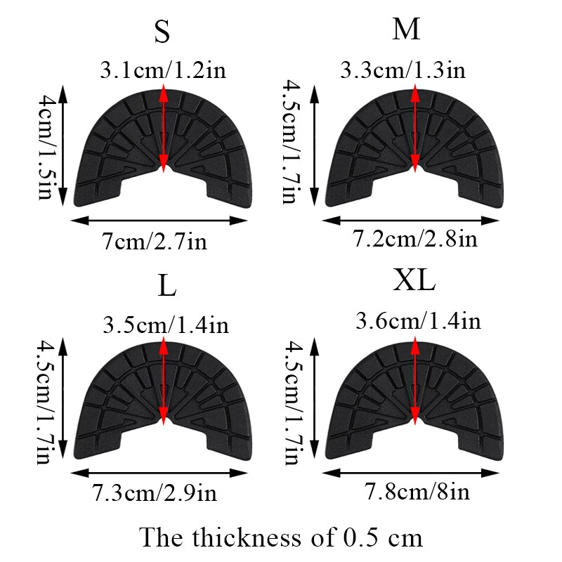 Protector de suela de zapatos pegatina transparente para zapatillas agarre inferior protector Foto 2 de 4