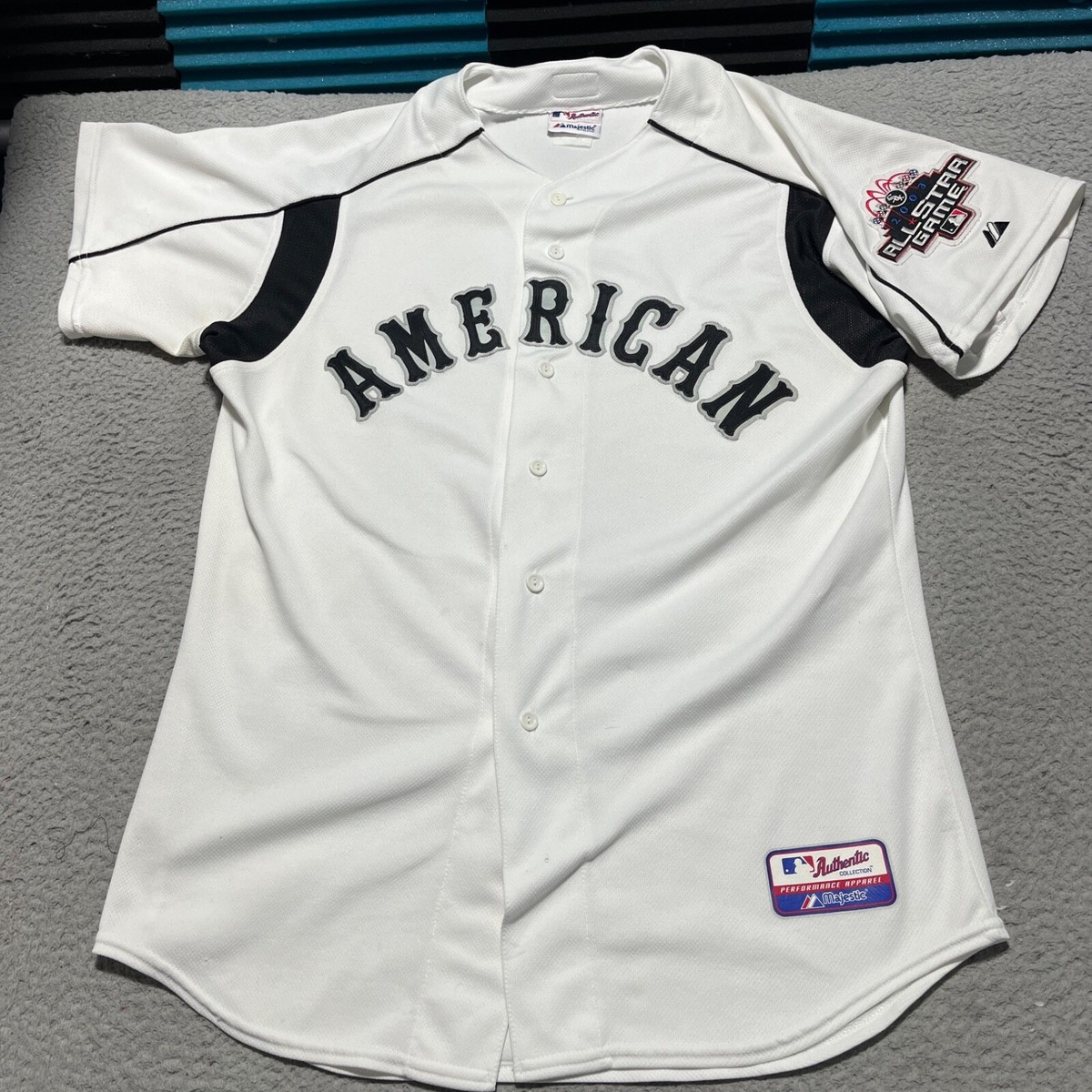 Chicago MLB Baseball All Star Game Jersey Mens Large American Cominsky Park